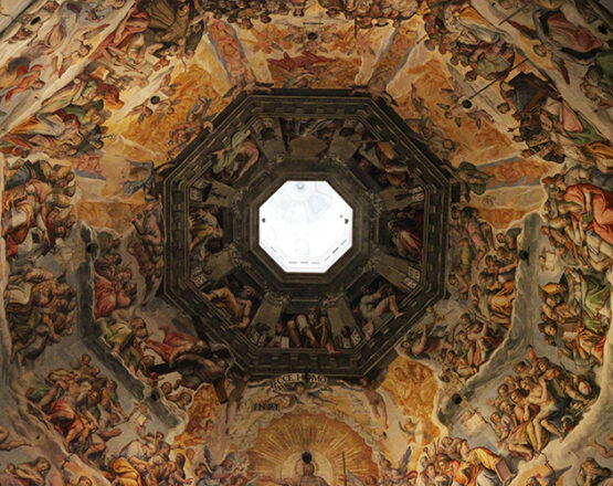 umanesi e rimascimento a firenze itinerari tematici, firenze interno cupola del duomo