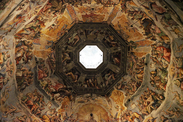 umanesi e rimascimento a firenze itinerari tematici, firenze interno cupola del duomo